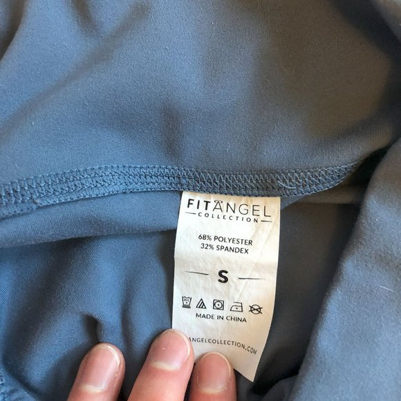 FitAngel Blue & white tights - Picture 3 of 5